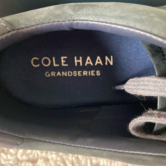 Cole Haan Men’s GrandPrø Rally Nubuck Laser Cut Sneakers in Navy Size 9.5M - Picture 9 of 15